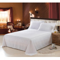 100% Cotton Sateen Stripe Fabric Queen Size Hotel Bedding Set